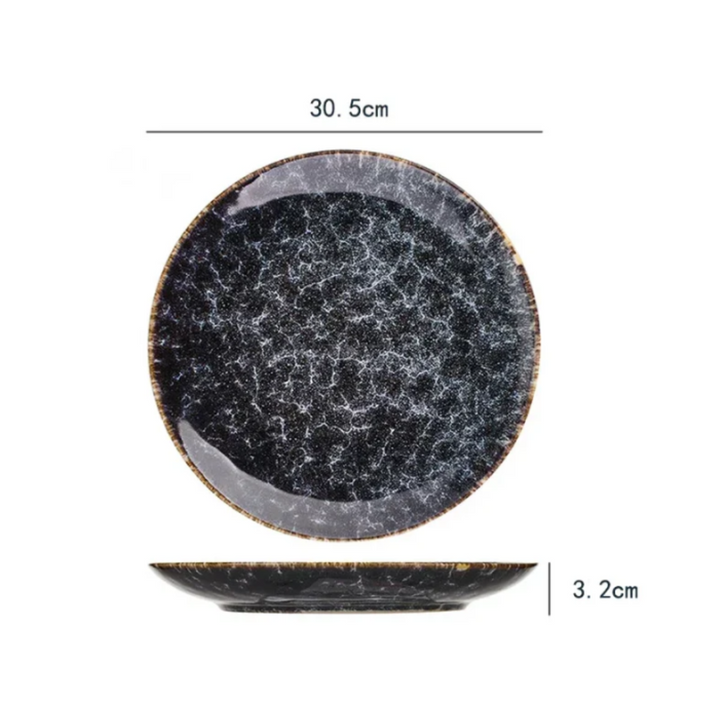 Ensemble d'assiettes Water Ripple – 5 pièces