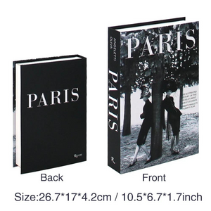 Coffret secret en forme de livre – Rangement discret et décoratif