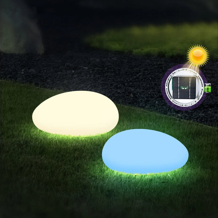 Pierre lumineuse solaire – Dalle LED multicolore pour jardin