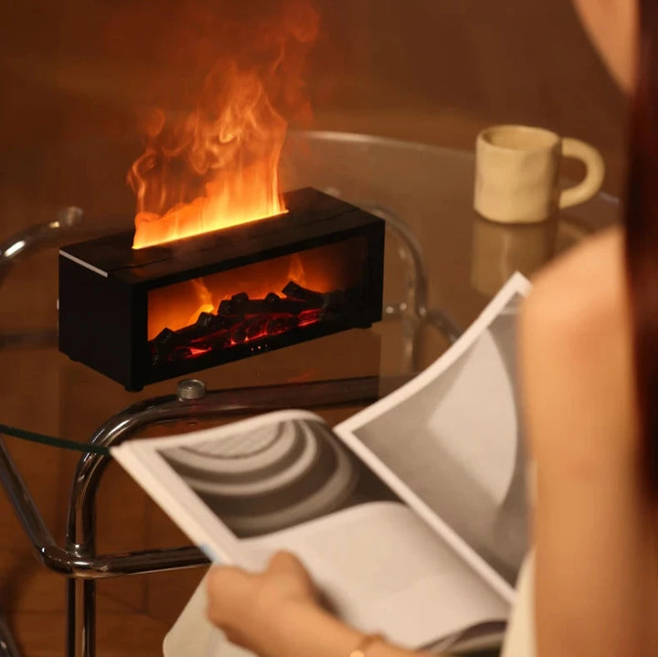 Diffuseur d’Arômes Effet Cheminée