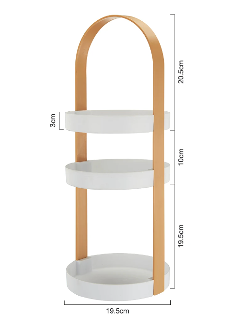Organisateur de cosmétiques empilable