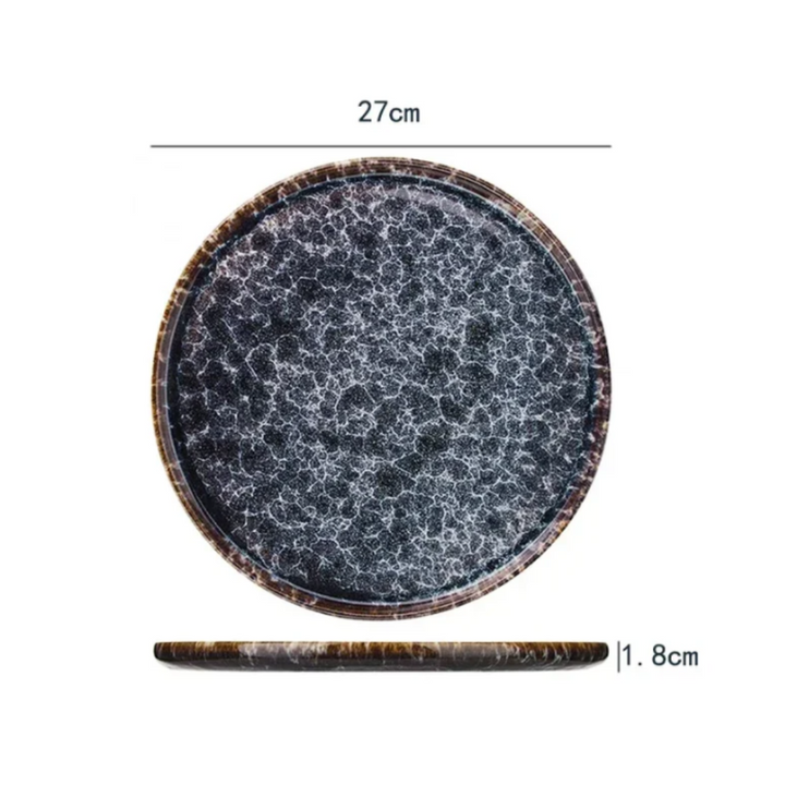 Ensemble d'assiettes Water Ripple – 5 pièces