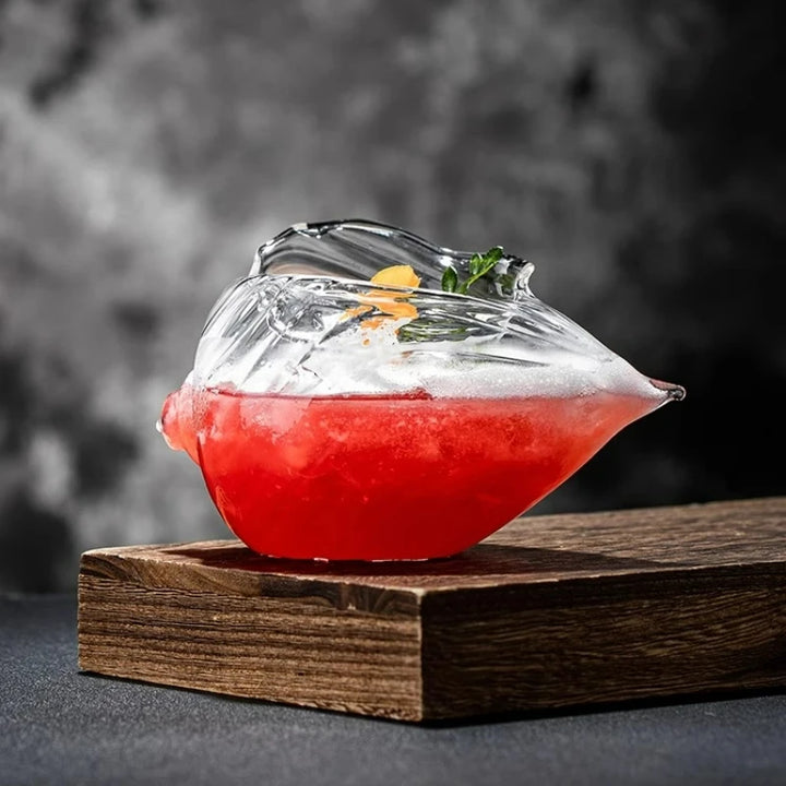 Set de 2 verres en forme de coquillage