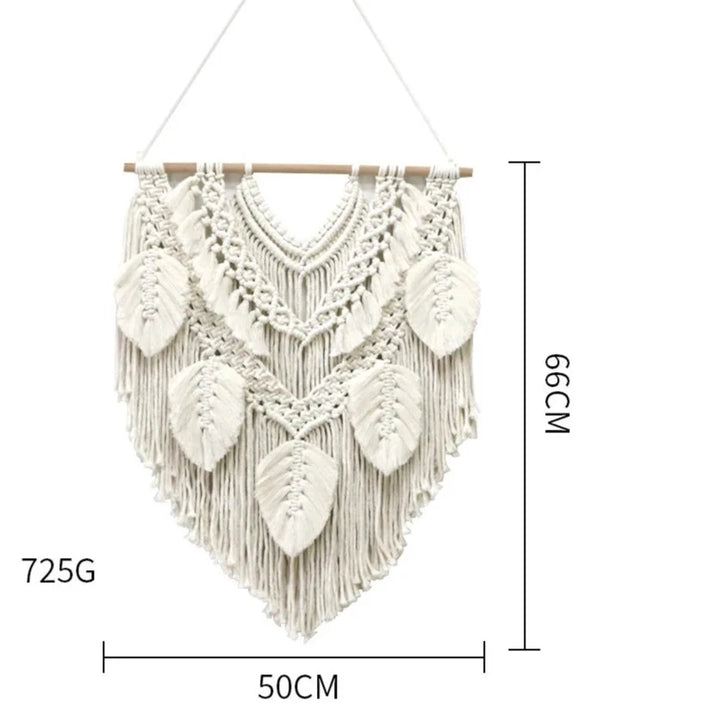 Décoration Murale Macramé Bohème – Tissée à la Main