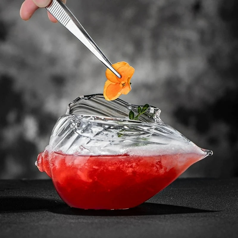 Set de 2 verres en forme de coquillage