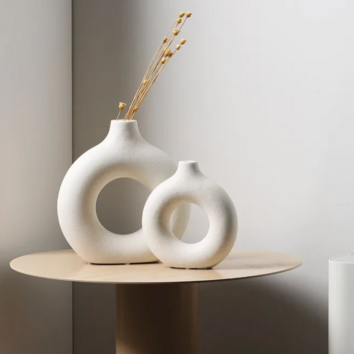 Vases Halo – Ensemble de 2 Vases Design en Céramique