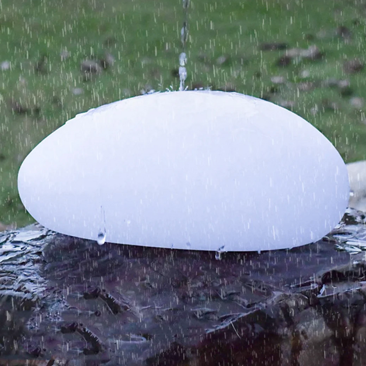Pierre lumineuse solaire – Dalle LED multicolore pour jardin