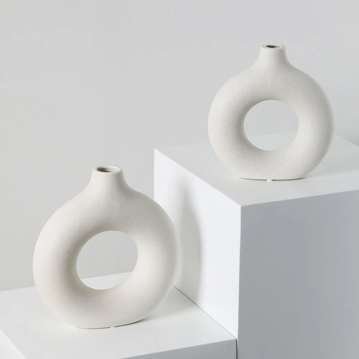 Vases Halo – Ensemble de 2 Vases Design en Céramique
